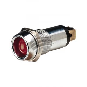 Jaylec Red LED Pilot Lamp 24V w/ 2X Blade Terminals