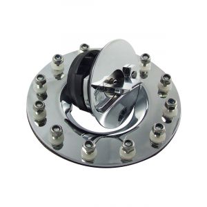 Proflow Fuel Cell, Tank Flush Mount Cap 12 bolt Black Aluminium Ca