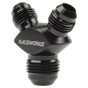 Raceworks Y Block Male Flare An Thread 1 X An-8 To 2 X An-6