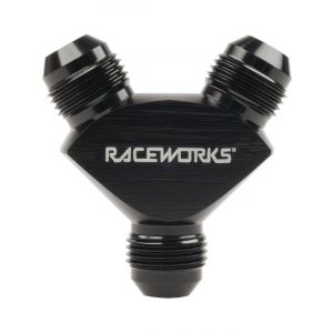 Raceworks Y Block Male Flare An Thread 3 X An-8
