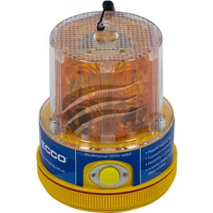 ECCO Amber LED Beacon Battery Powered Off/On [ref Narva 85320A]