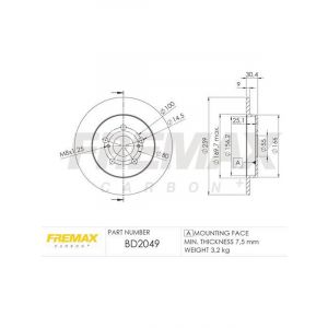 Fremax Brake Rotor (Pair) Rear