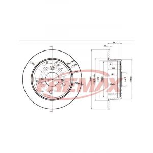 Fremax Brake Rotor (Pair) Rear