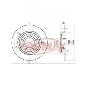 Fremax Brake Rotor (Pair) Rear