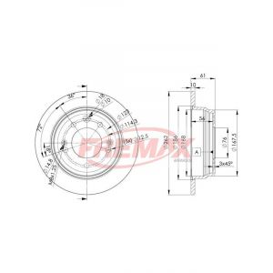 Fremax Brake Rotor (Pair) Rear