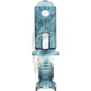 Jaylec Male Blade Terminal 6.3mm Uninsulated  Pack 100