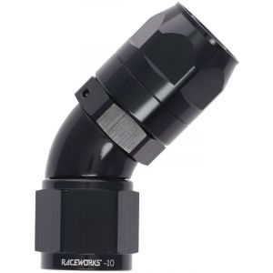 Raceworks Cutter Hose Fitting An-10 45 Deg