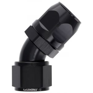 Raceworks 45 Degree -12 Hose End