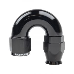 Raceworks Hose Fitting An-8 180 Deg