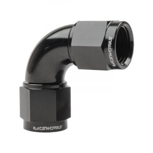 Raceworks Female To Female Flare Swivel An-4 90 Deg