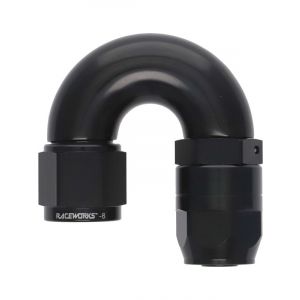 Raceworks Cutter Hose Fitting An-8 180 Deg