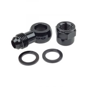 Raceworks Alloy An-8 Banjo Set For 044 Pump