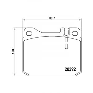 Brembo Ceramic Brake Pads