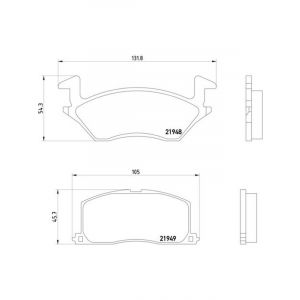Brembo Ceramic Brake Pads