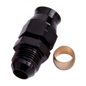 Aeroflow Tube to Male AN Adapter 5/16 Inch to -6AN Black
