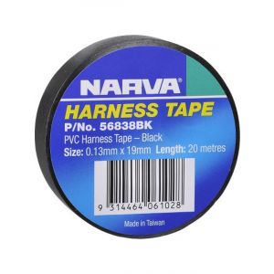 Narva 19mm Pvc Harness Tape Black 1 Roll