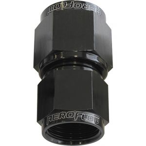 Aeroflow Female Swivel Coupler Reducer -6AN to -8AN Black