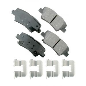 Akebono OEM ProAct Ultra-Premium Ceramic Rear Disc Brake Pad
