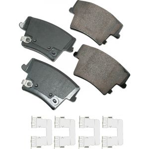Akebono OEM ProAct Ultra-Premium Ceramic Rear Disc Brake Pad