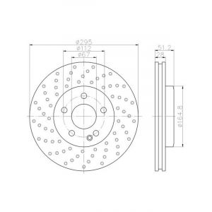 Bremtec Euro-Line Brake Disc Rotor Pair