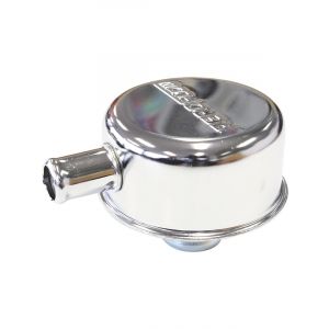 Aeroflow Chrome Valve Cover Breather Push In, with 5/8 Inch Spout