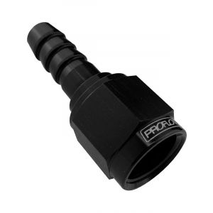 Proflow 5/16in. Straight Barb Male Fitting To 06AN Female, Bla