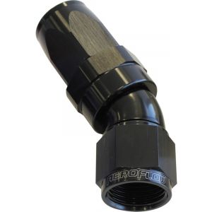 Aeroflow 150 Taper Full Flow Swivel 30 Degree Hose End -10AN Black