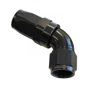 Aeroflow 150 Taper Full Flow Swivel 60 Degree Hose End -10AN Black