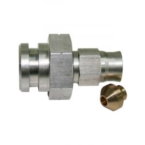 Aeroflow 19mm Female Inverted Flare to -3AN Hose End M10x1.0