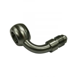 Aeroflow S/Steel 90 Degree Banjo to AN Fitting 12mm to -4AN Male