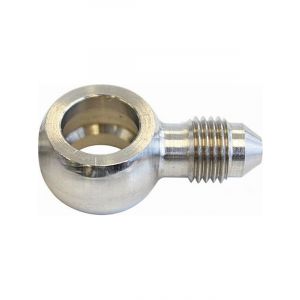 Aeroflow S/Steel Short Banjo to Male AN -4AN 10mm (3/8