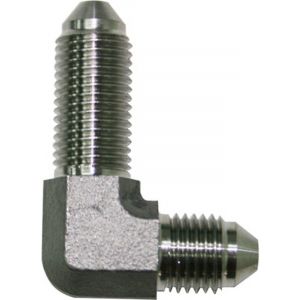 Aeroflow 90 Degree Stainless Steel Bulkhead -3AN