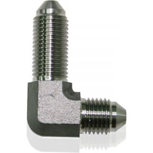 Aeroflow 90 Degree Stainless Steel Bulkhead -4AN