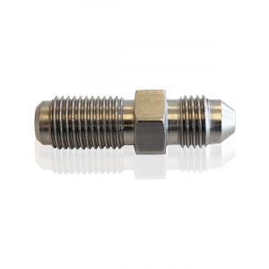 Aeroflow Stainless Steel Dual Seat Adapter -3AN M10 x 1.0mm
