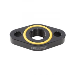 Aeroflow Turbo Drain Adapter -10AN ORB Outlet 52.4mm Bolt Centre Black  AF463-03