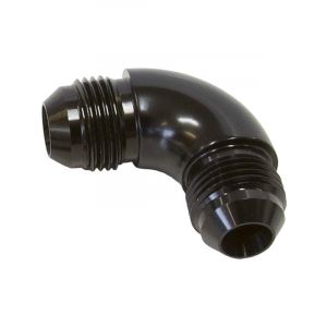 Aeroflow 90 Degree Full Flow AN Union -10AN Black