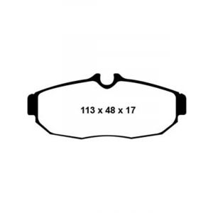 EBC For 05-10 Ford Mustang 4.0 Redstuff Rear Brake Pads