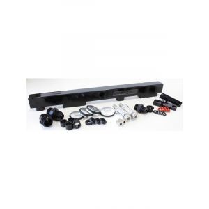 Aeroflow Billet EFI Fuel Rails Black For Nissan SR20 Red