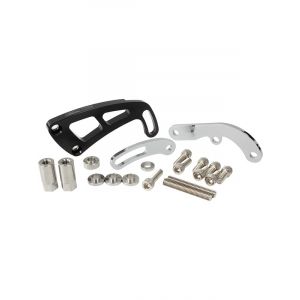 Aeroflow Alloy Power Steering Bracket Mid Mount Passenger Side  AF64-4001BLK