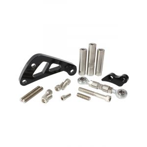 Aeroflow Aluminium Alternator Bracket Mid Mount Driver Side Black