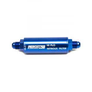 Aeroflow High Pressure Nitrous Filter -6AN 140 Micron S/Steel Element  AF66-2041