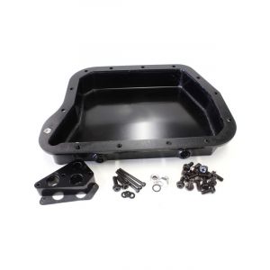 Aeroflow Black 2.33 Inch Transmission Pan + Filter Extension