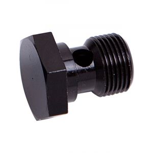 Aeroflow Alloy Banjo Bolt 1/2 Inch x 20 UNF Black