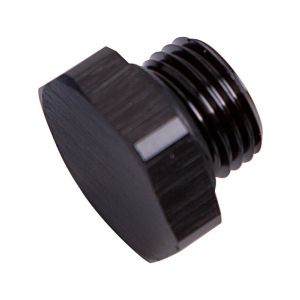 Aeroflow ORB Port Plug -10AN Black