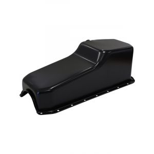 Aeroflow 5L Oil Pan For SB Chev L/H Dipstick, 2-Piece Seal Black
