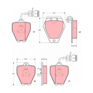 TRW Brake Pads
