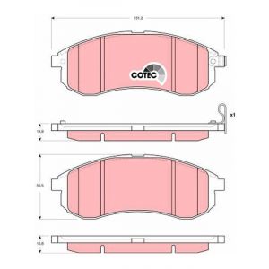 TRW Brake Pads