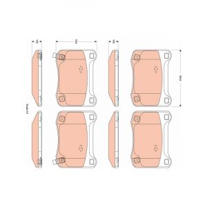TRW Brake Pads