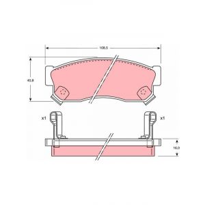 TRW Brake Pads