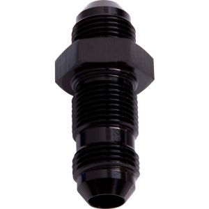 Aeroflow Straight AN Bulkhead -12AN Black